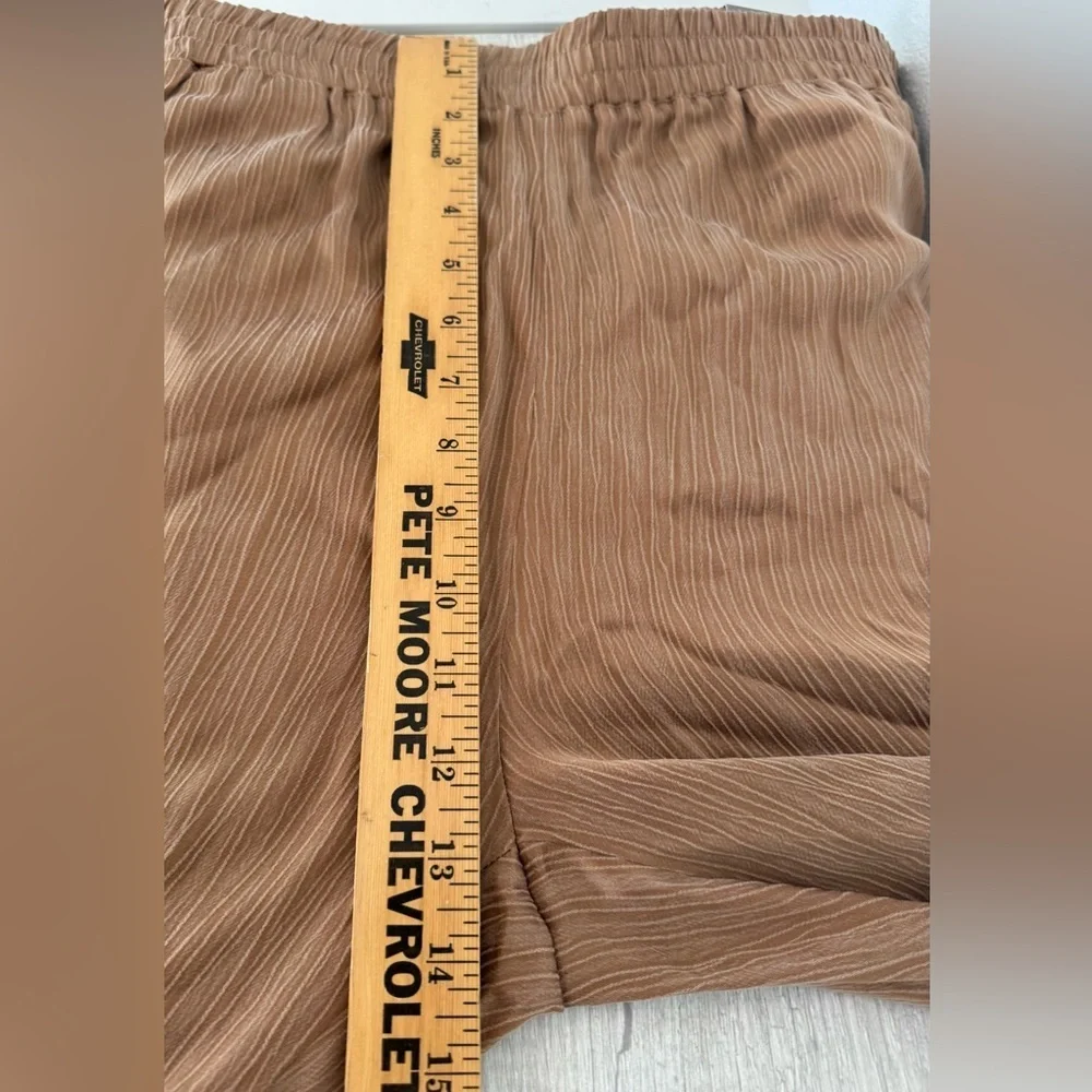 Soft Surroundings Turis Straight Leg Cropped Ankle Pants Silky NWT Large - Picture 8 of 10